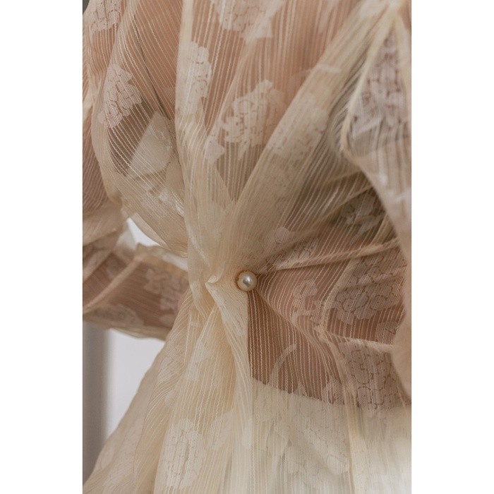 Набор булавок «Жемчужная нежность», 6 шт. 3.5 см, белый в серебре