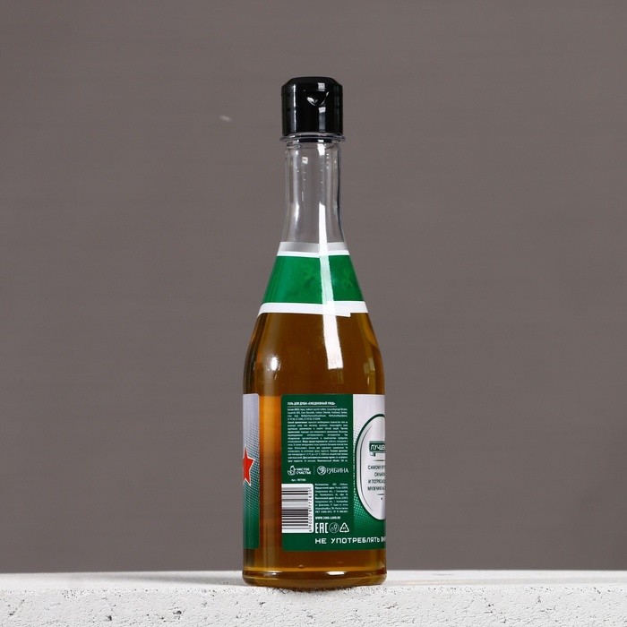 Гель для душа пиво «Непобедимый», 500 мл, аромат можжевельника и чёрного кедра, Чистое счастье