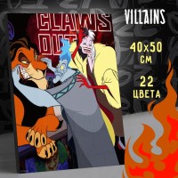 Картина по номерам на холсте с подрамником «Злодейки», 40 х 50 см