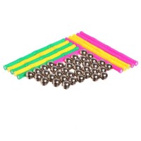 Конструктор магнитный «Необычные фигуры», 80 деталей