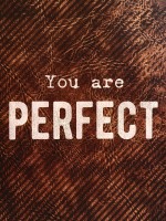 Пакет подарочный вертикальный YOU are PERFECT, 26×32×12 см