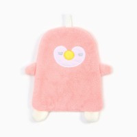 Полотенце для рук LoveLife "Пингвин", цв. розовый, 25х21 см, 100% пэ, микрофибра 280 г/м2