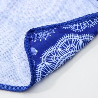 Салфетка для уборки Доляна «Восточный принт», 29×29 см, микрофибра, цвет МИКС