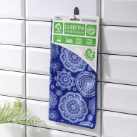 Салфетка для уборки Доляна «Восточный принт», 29×29 см, микрофибра, цвет МИКС