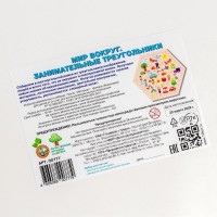 Пазл деревянный «Мир вокруг» (Занимательные треугольники)