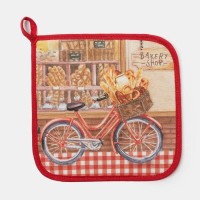 Прихватка "Bakery house" 19х19 саржа,100% х/л,ватин 250г/м2