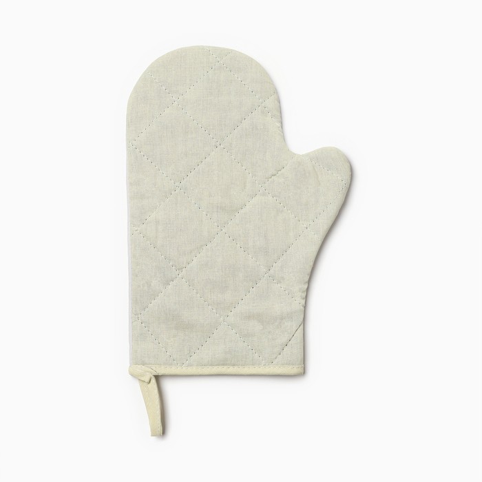 Набор кухонный Доляна "Курочки": варежка 20х28 см, прихватка 17х17 см, 35% хлопок, 65% п/э