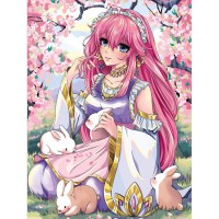 Алмазная мозаика с частичным заполнением на холсте «Нежная», 30×40 см