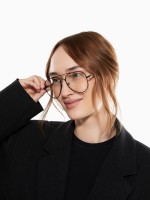 Очки солнцезащитные фотохромные, uv 400, дужка 13.6 см, ширина 12.8 см, линза 5.1×5.5 см