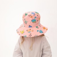 Панама детская MINAKU "Дино", цв, розовый, р-р 54