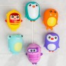 Набор игрушек для игры в ванне «Малыши животные», 6шт