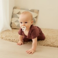 Штаны детские MINAKU, рост 62-68 см, коричневые