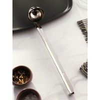 Половник Доляна Everyday, 30 мл, 27×5 см, толщина 3 мм, цвет серебряный