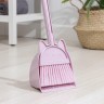 Щётка для пола Доляна «Китти»: щётка 14×50 см, совок 16×13×38 см, розовая