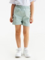 Шорты для девочки MINAKU: Jeans collection, цвет серо-голубой, рост 128 см