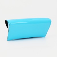 Футляр для очков на кнопке, салфетка, цвет красный