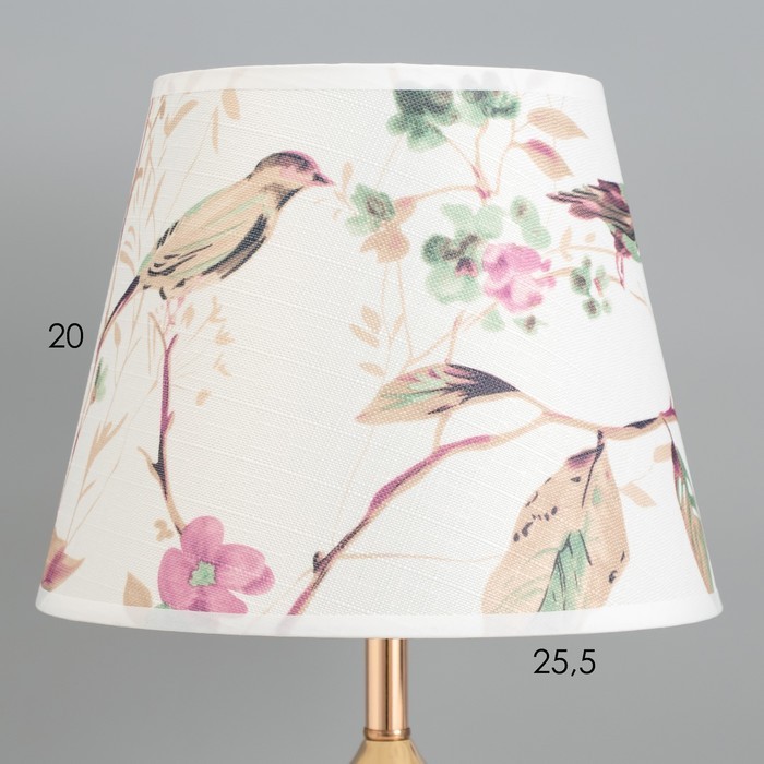 Настольная лампа Вива E27 40Вт золото 25х25х47 см RISALUX Настольная лампа Вива E27 40Вт золото 25х25х47 см RISALUX