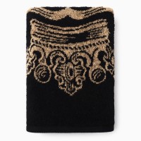 Полотенце именное махровое Этель "Виктор" чёрный, 50х90см, 100% хлопок, 420гр/м2