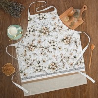 Фартук кухонный «Этель» Floral mood, 70×60 см, 100% хлопок, репс 210 г/м²