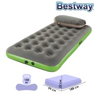 Матрас надувной Roll &amp; Relax, 188 х 99 х 22 см, 67619 Bestway