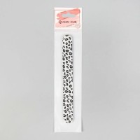 Пилка-наждак «Африка», абразивность 200/200, 18 см, рисунок МИКС