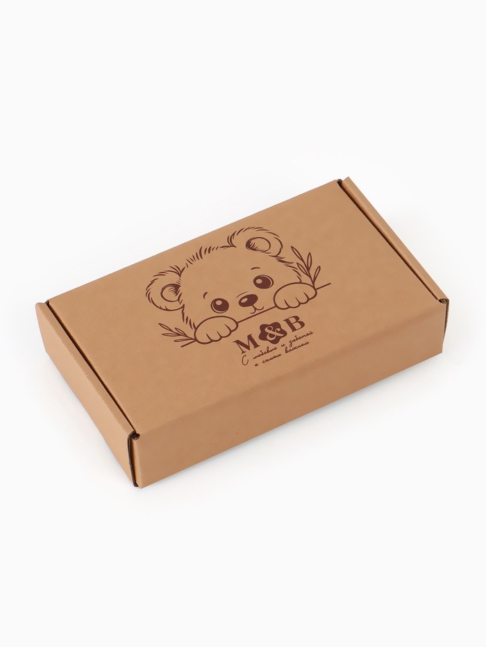 Расческа детская, деревянная с натуральной щетиной, гребень, набор 2 шт., M&B