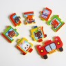 Мягкий пазл для малышей Крошка Я «Пирамидка: Транспорт», 8 деталей, от 1 года