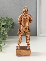 Фигура солдат «Воин СВО», 24×7×7 см, под золото