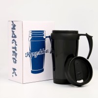 Термокружка Мастер К, 400 мл, 12.5×17 см, чёрная