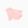 Варежки детские MINAKU, 12 см, розовые