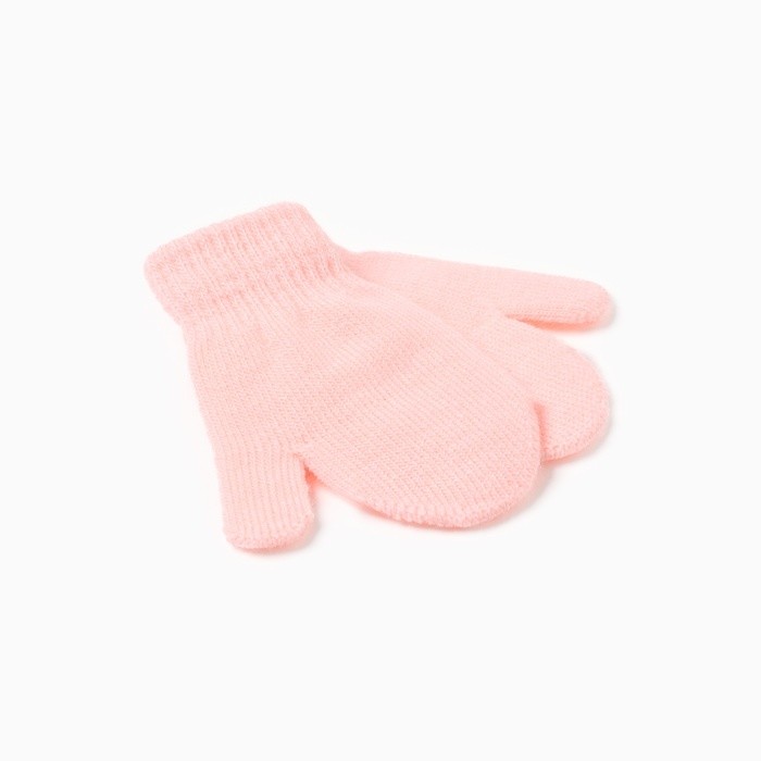 Варежки детские MINAKU, 12 см, розовые