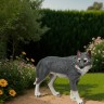 Садовая фигура из полистоуна «Волк», 43×21×58 см