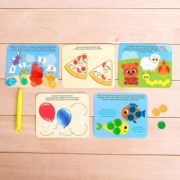 Обучающая игра с магнитной ручкой «Магнитные задания на логику», по методике Монтессори