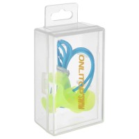 Беруши для плавания с верёвочкой, силиконовые, цвета МИКС