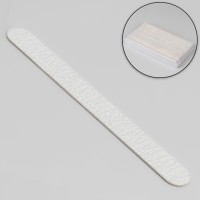 Пилка для ногтей «Классика», на деревянной основе, прямая, 120 грит, 18 см, фасовка 50 шт, серая