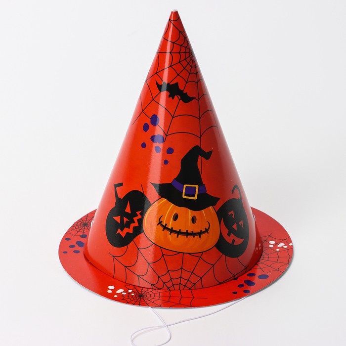 Колпак праздничный бумажный «Тыковка»