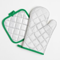 Кухонный набор Доляна Lovely life, прихватка 17*17 см, рукавица 26*16 см,100% п/э