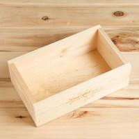 Ящик Spa Day at Home, 24.5×14×8 см, деревянный, МИКС