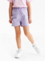 Шорты для девочки MINAKU: Jeans collection, цвет лавандовый, рост 110 см