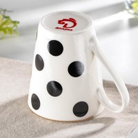 Кружка Доляна «Круги», 350 мл, 12,5×8,8×10,5 см