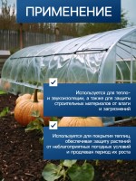 Плёнка воздушно - пузырчатая, толщина 40 мкм, двухслойная, длина 50 м, ширина 1.2 м, Greengo