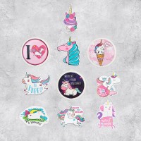 Наклейки-стикеры «Единорожки», 7×7 см, набор 10 шт.