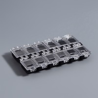 Органайзер для хранения мелочей, 12 ячеек, 13×7.5×1.4 см, МИКС