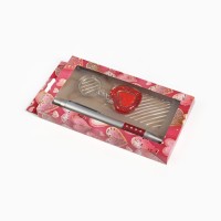 Набор подарочный 2в1 (ручка, брелок сердечко)