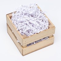 Наполнитель бумажный для подарков, белый, 500 г