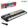 Синтезатор детский с микрофоном «Музыкальный взрыв», 49 клавиш, работает сети и от батареек