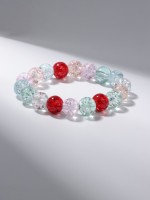 Браслет «Радость» бусина №10, цветной, d=7