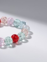 Браслет «Радость» бусина №10, цветной, d=7