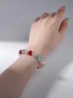 Браслет «Радость» бусина №10, цветной, d=7