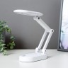 Лампа настольная сенсорная 16102/1 LED 2.5 Вт 3 режима +ночник USB АКБ белый 14×7.5×37 см RISALUX 50